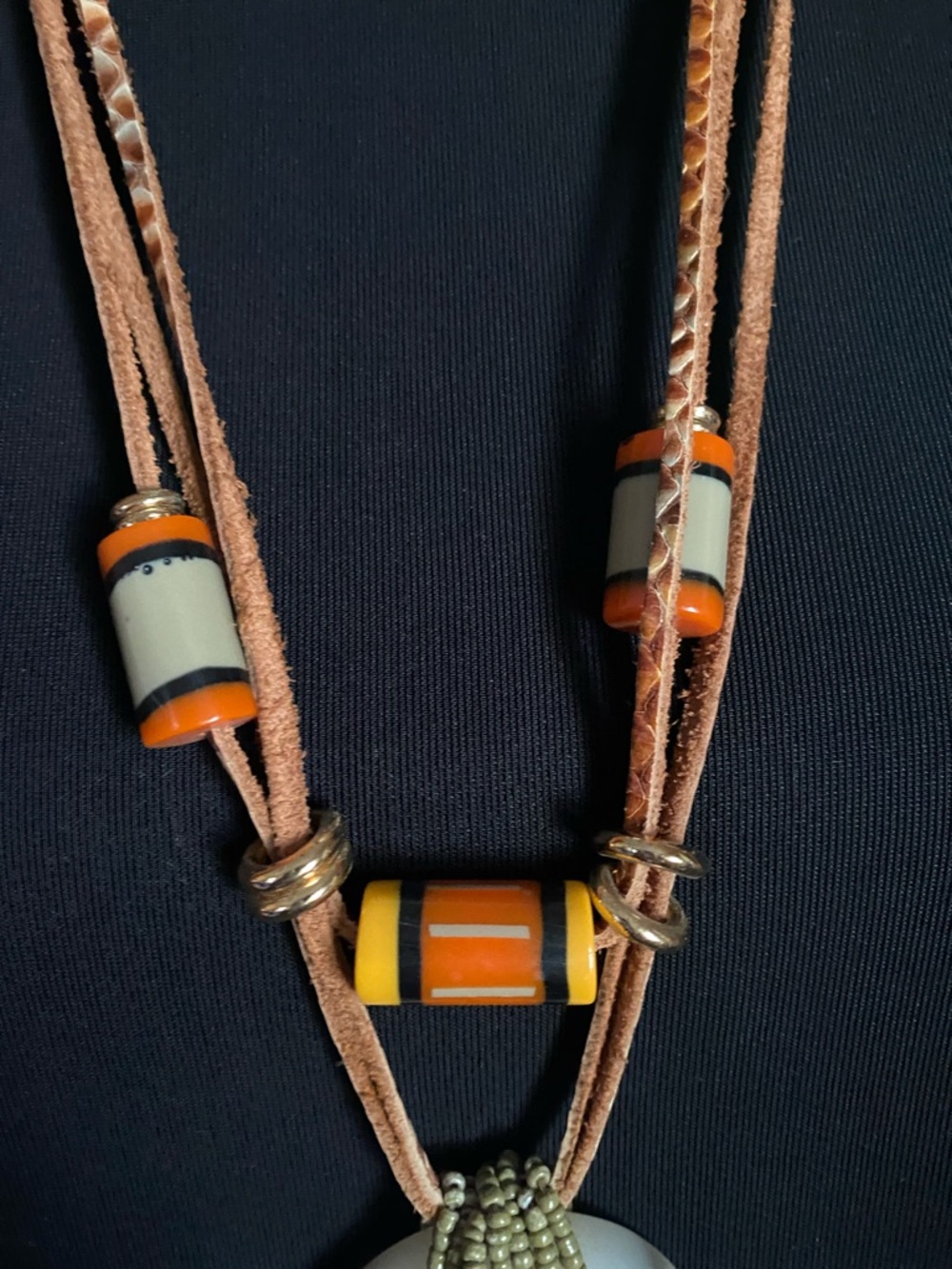 Pair of Long Boho Necklaces - Picture 7 of 9